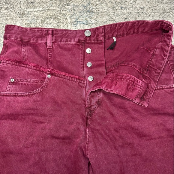 🆕 Isabel Marant Noemie High-Waisted Jeans Size 44 (12) - Picture 5 of 13